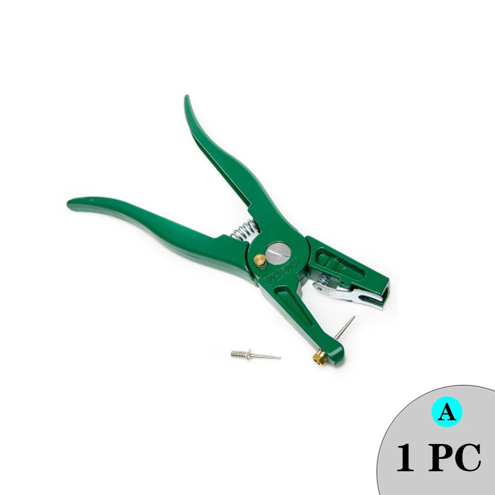 Ear Tag Pliers Farm Animals Installer Control Device Metal Ear Thorn Tongs Swine Cow Sheep Rabbit Identification Feeding Tool