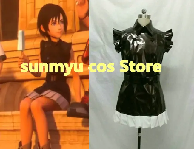 

KINGDOM HEARTS Xion enameled leather Cosplay Costume,Custom Size Halloween Wholesale