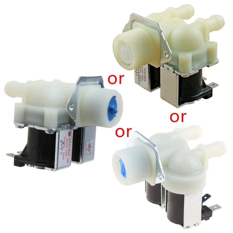 Universal Washing Machine Water Double Inlet Valve Home Electrical Appliance Durable Replacement Parts