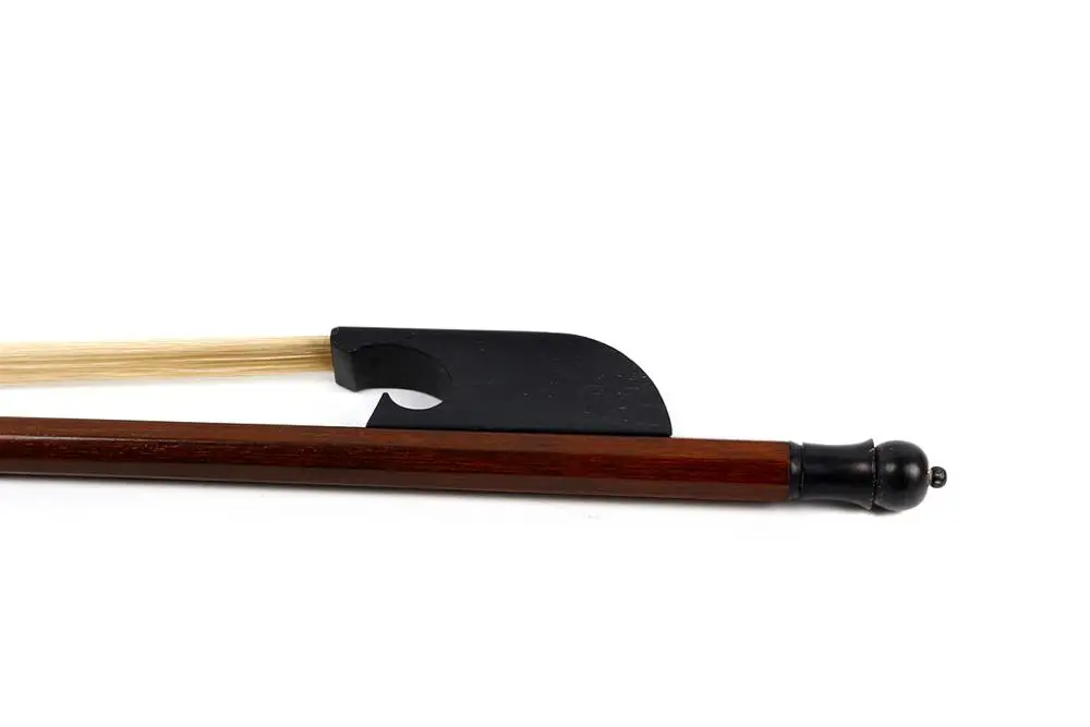 Yinfente 4/4 Cello Bow Baroque Style Straight Ebony frog High Quality Horse Hair