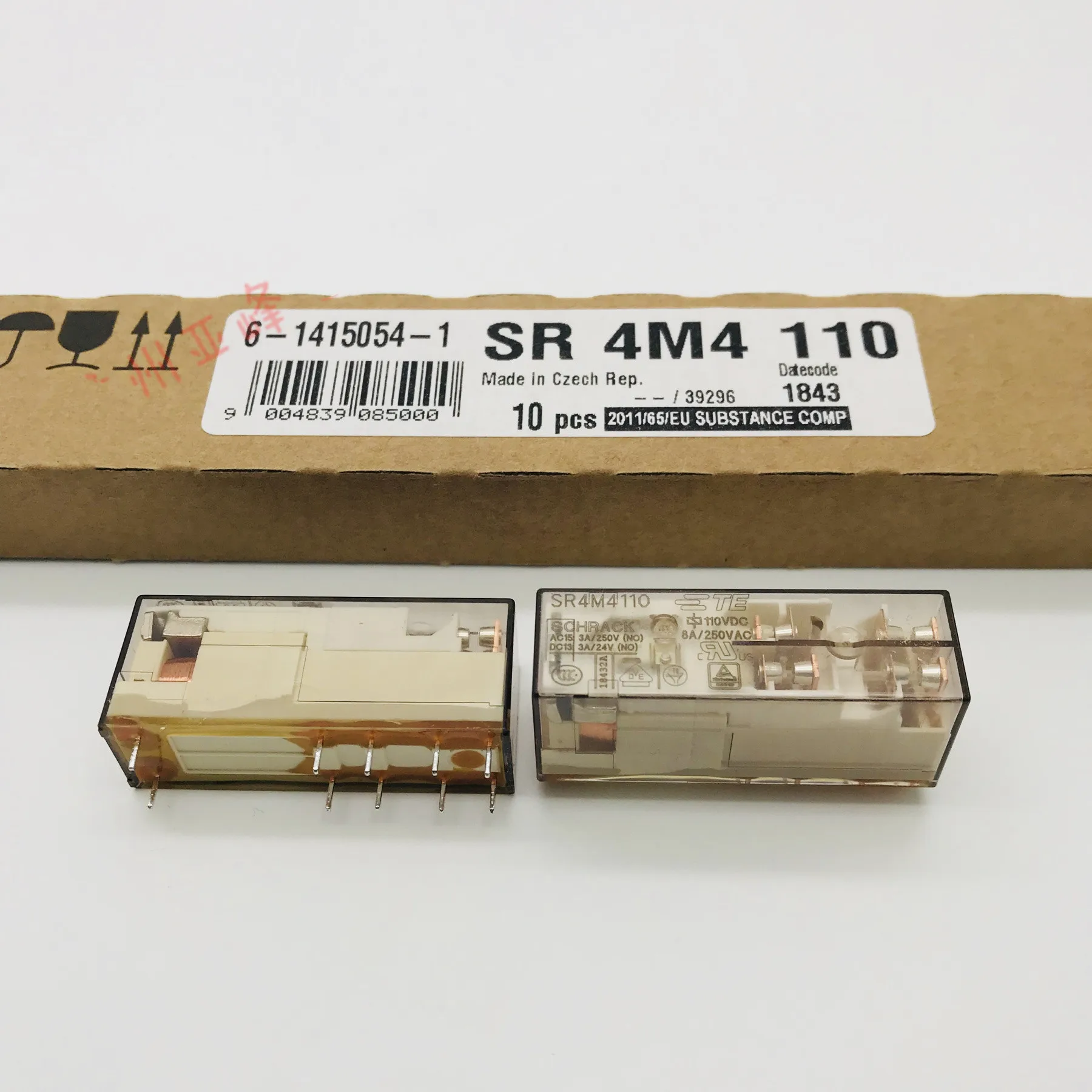 

SR4M4110 110VDC 10PIN 8A 250VAC relays