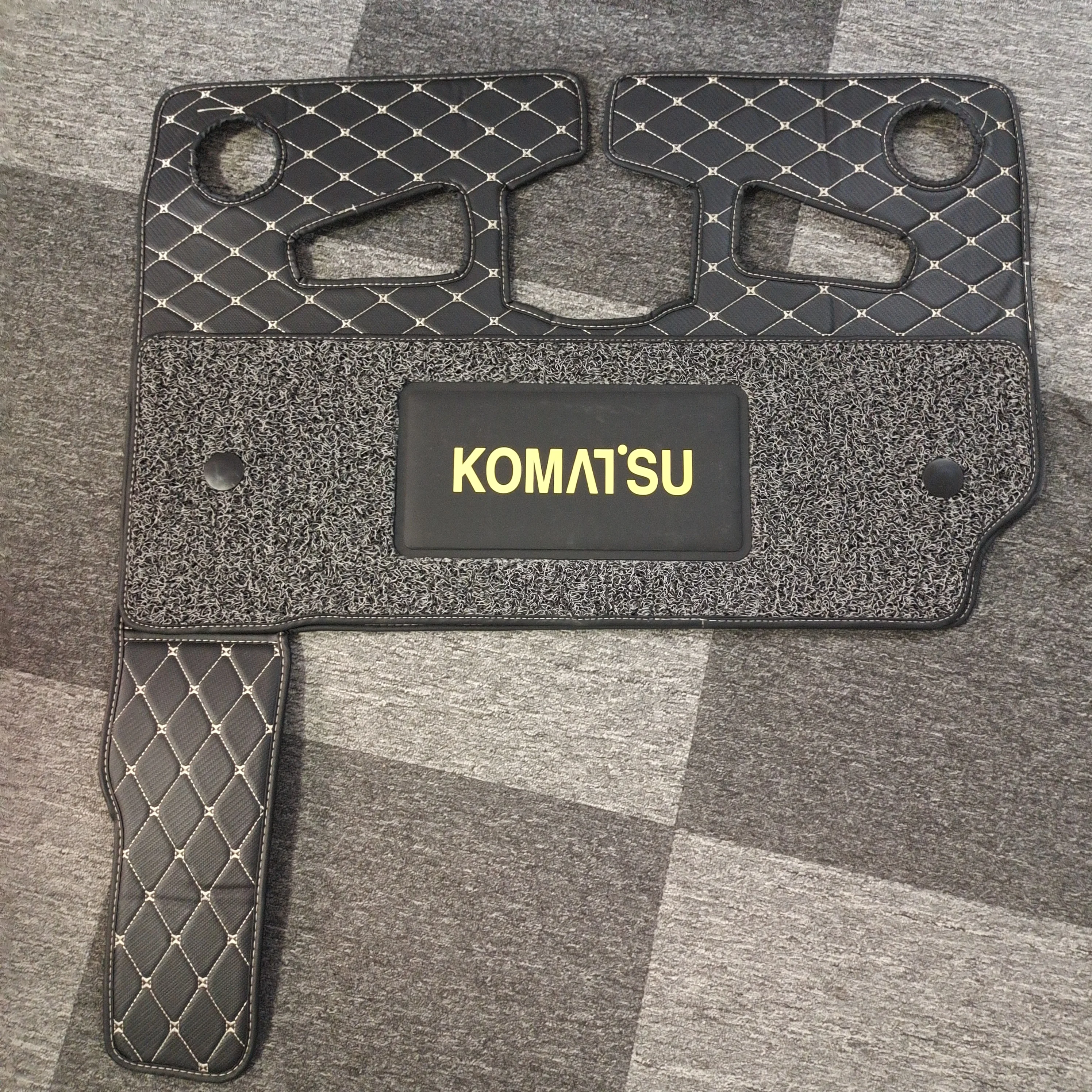 For KOMATSU PC Excavator Cab Foot Pad EmulsionCar Chassis Mats PC60-8 PC70-8 Parts