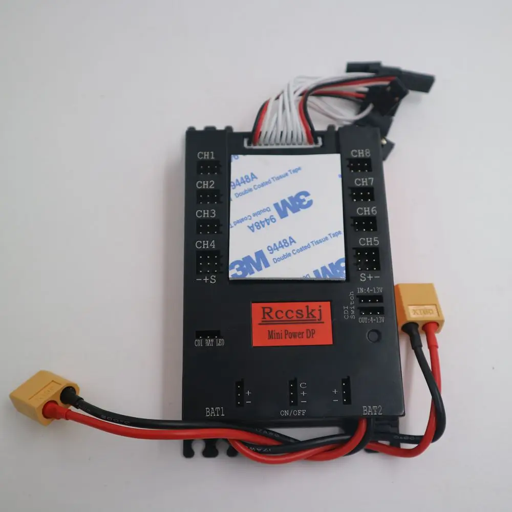 Mini Servo Section Board Power Box for Gas Plane with Kill Switch