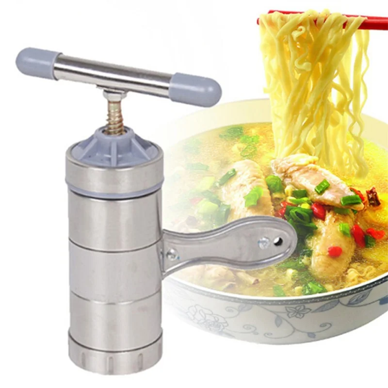 Pasta Machine Fresh Noodle Press Pasta Maker Dough Rolling Machine Spaghetti Stainless Steel Kitchen Pressing Tools