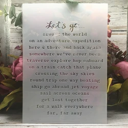 A4 29cm vamos inglês artigo diy estênceis estênceis pintura de parede scrapbook colorir gravação álbum modelo decorativo
