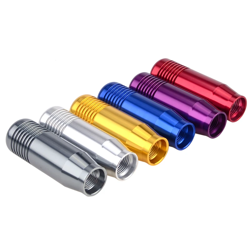 Rhyming 8CM Mini Aluminium Alloy Gear Shift Knob Manual Shifter Handle Universal Fit For Car Modification Accessories