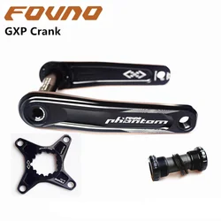 Fovno MC-018 Crankset  170mm 175mm Crank Mountain Bicycle Bike Crankarm Bicycle Crank Aluminum Alloy For MTB Bicycle Crank