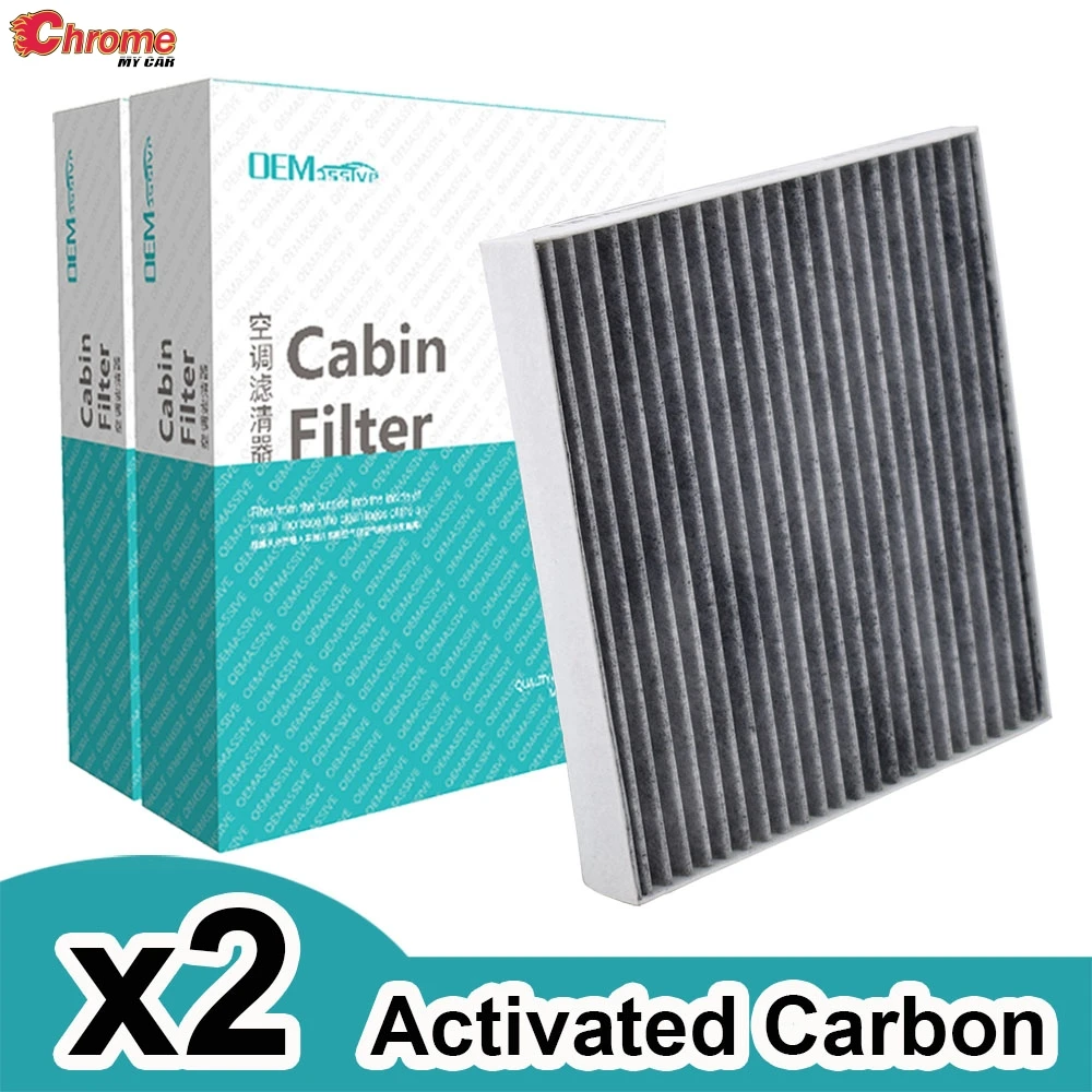 

97133-D1000 97133-D3000 Car Activated Carbon Cabin Air Filter For Hyundai Creta Tucson Kia Rio Sportage QL 2017 2018 2019 2PC