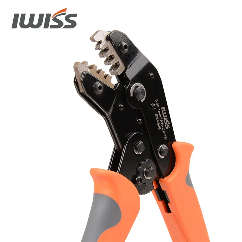 IWISS SN-2549 Crimping Tools for XH2.54/Dupont 2.54/2.8/3.0/3.96/4.8/KF2510/JST Terminal Connector Crimper Plier