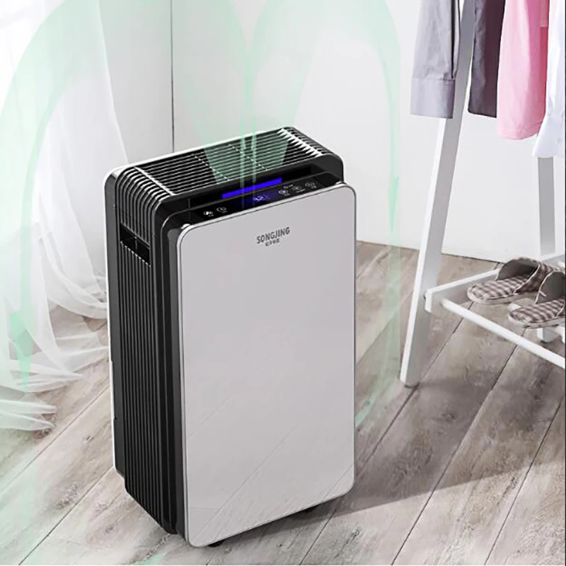 Dehumidifier Household Mute Air Dehumidifier Basement Dryer Moisture Absorber High Power Industrial Electric Dehumidifier