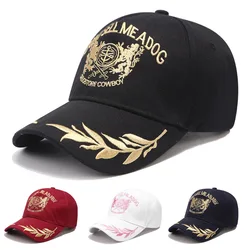 Men's British Hat Double Lion Embroidered Olive Branch Baseball Cap Retro Logo Summer Outdoor Sports Sun Hat Baseball Cap