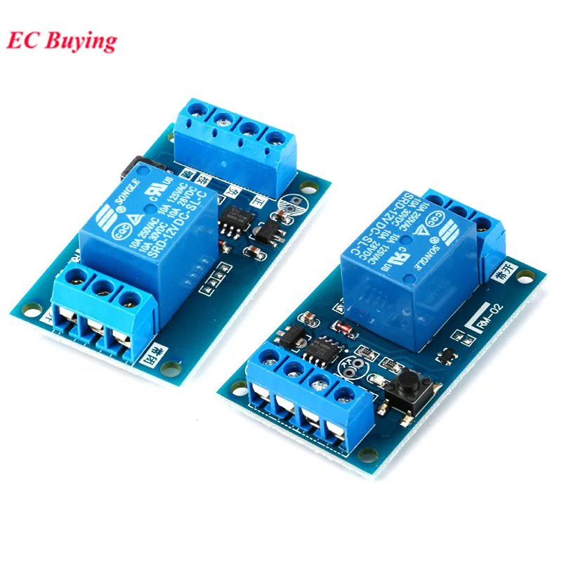 12V Bond Bistable Relay Module Car Modification Switch One Key Start and Stop the Self-Locking