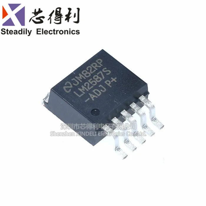 10 sztuk/partia LM2587S-ADJ przełączający Regulator 5A regulowany nowy TO-263