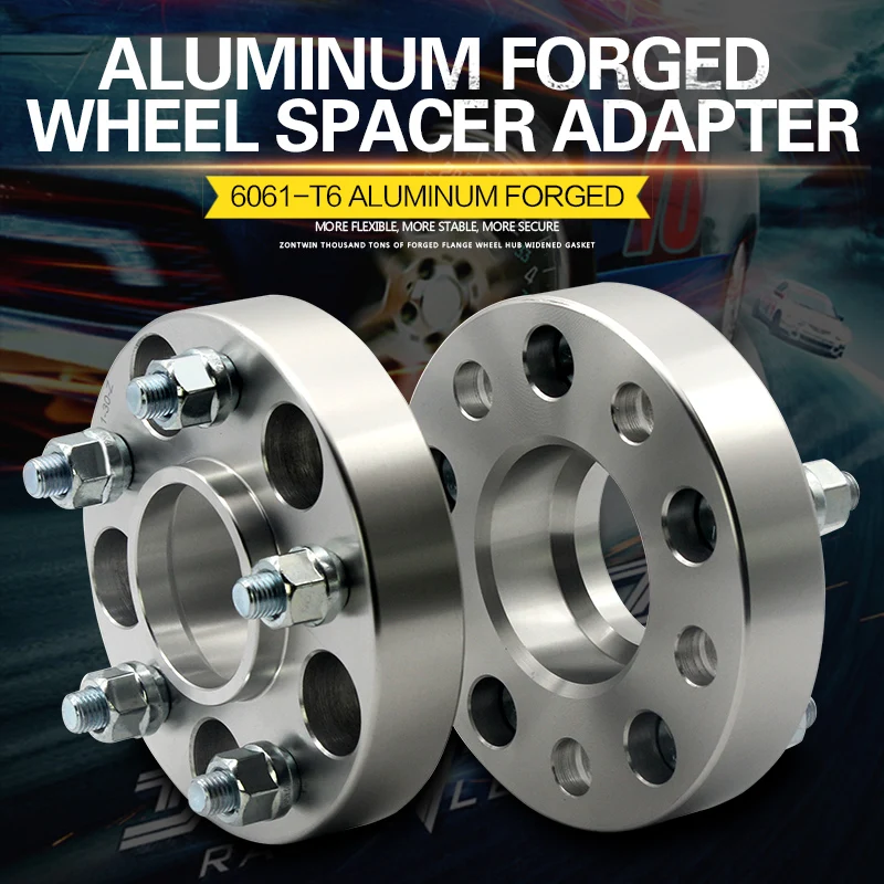 2Pieces 15/20/25/30mm 5x108 CB=60.1mm Aluminum Wheel Spacer Adapter 5 Lug suitable for Universal Series M12x1.5