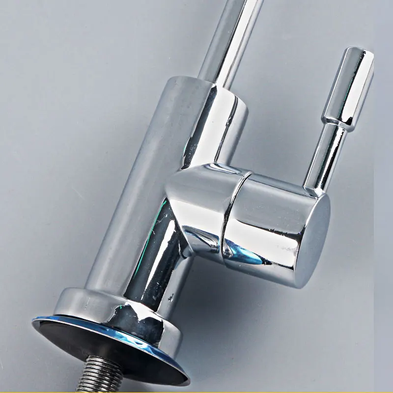 Straight Drinking Water Purifier Chrome Plating 1/4\