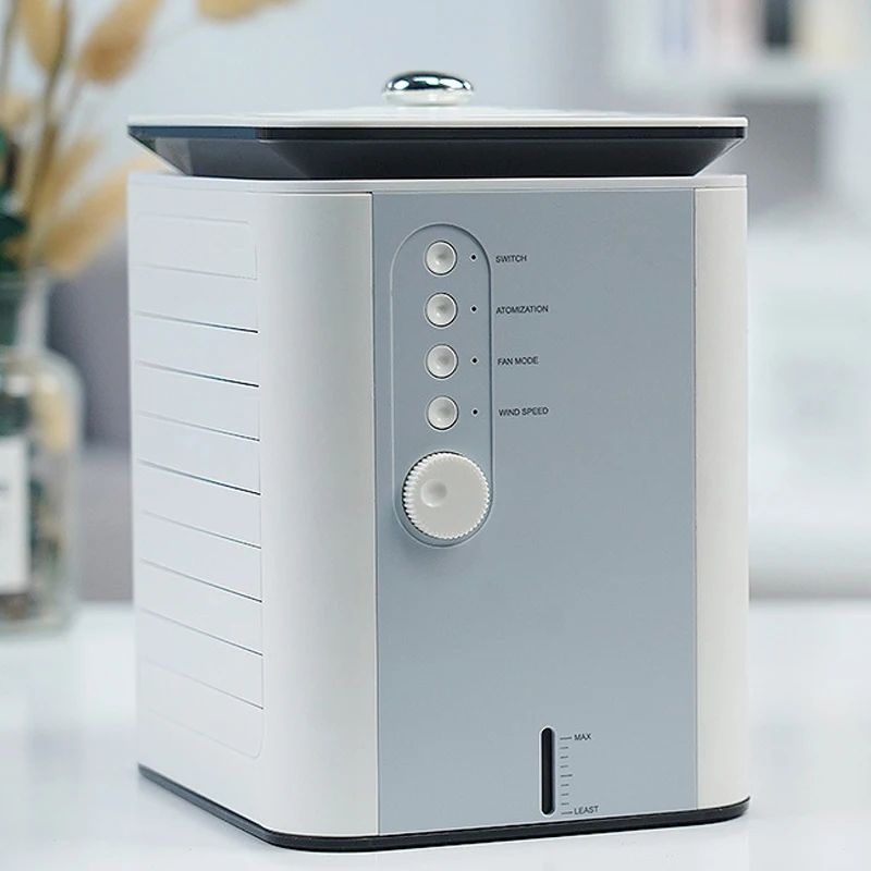 Miniventilador de refrigeración de escritorio, Enfriador de aire por pulverización, USB, pequeño, para estudiantes, dormitorio y oficina