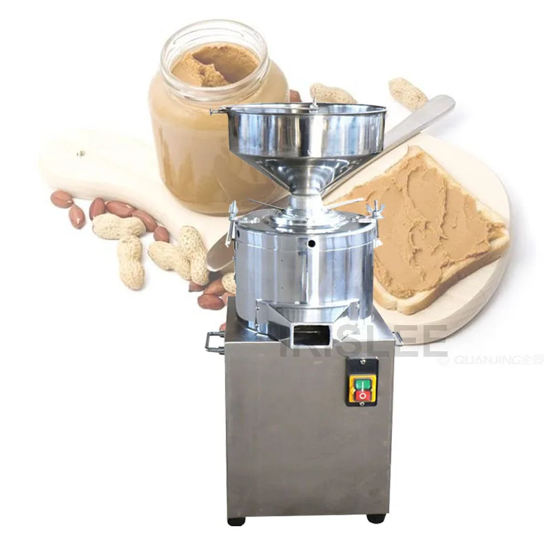 Commercial Peanut Sauce Grinder Sesame Colloid Peanut Butter Maker Soybean Grinding Machine Coating Grinding Machine