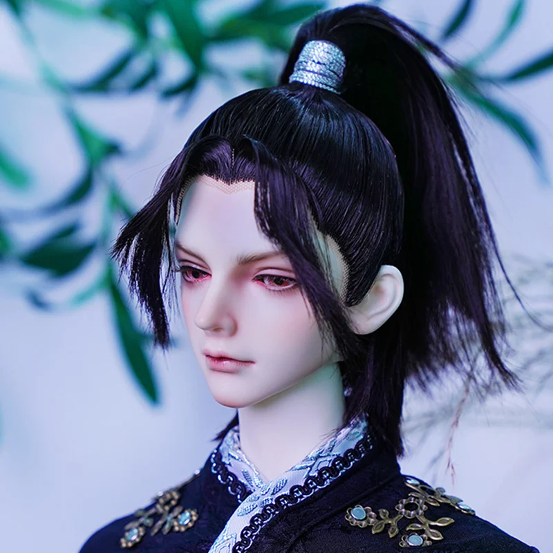 1/3 Scale BJD Wig Doll Accessories Ancient Costume Hanfu Samurai Styling Hair Retro Wigs For BJD/SD SD13 SSDF Strong Uncle C1567