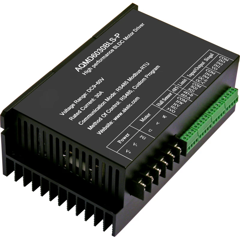 30A 12V-60V 1200W DC induction BLDCM Brushless motor driver Custom programming Speed / position control