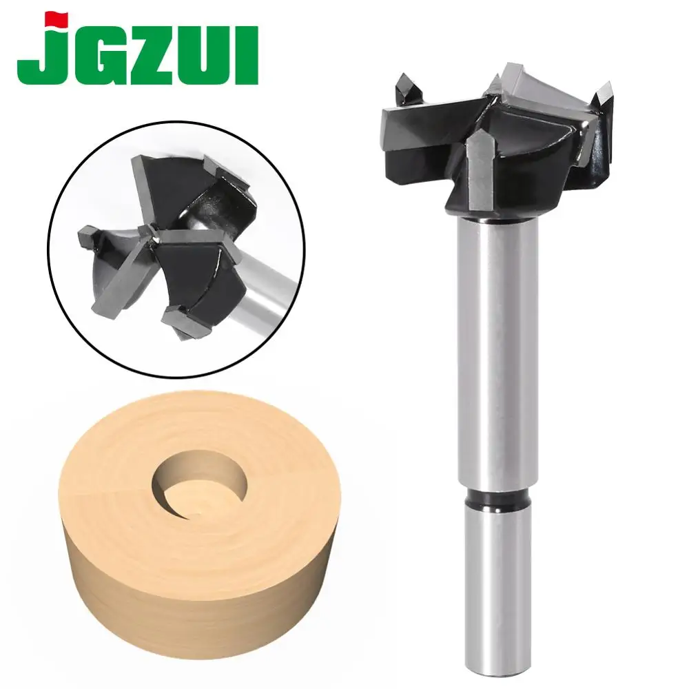 Carboneto de Tungstênio Forstner Chato Brocas Ferramentas para Carpintaria Buraco Saw Cutter Haste Redonda Dentes 35 mm 1pc