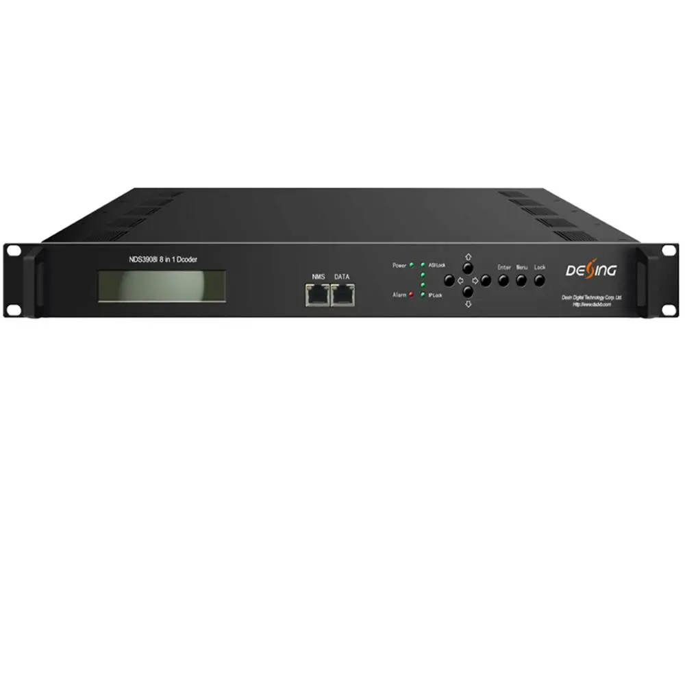 8 In 1 Decoder 8 Ip + Asi Input 8 Cvbs Uitgang Ip/Asi Decoder Ip/Asi (Udp/Rtp) naar Av