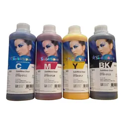 4L CMYK Inktec SubliNova Smart Inkjet Dye Sublimation Ink (DTI) 4 Bottles per Set