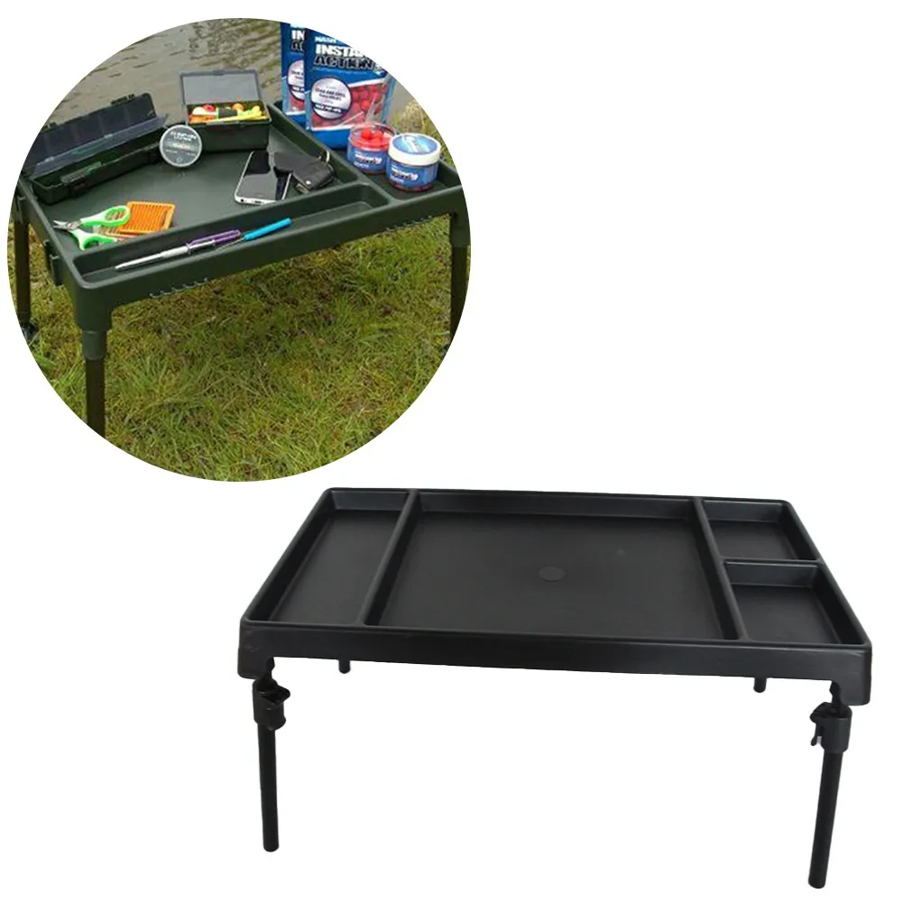 Outdoor Camping Table Fishing Table Lightweight Foldable Legs Bait Tables Carp Coarse Terminal Iscas Pesca Tackle Tools