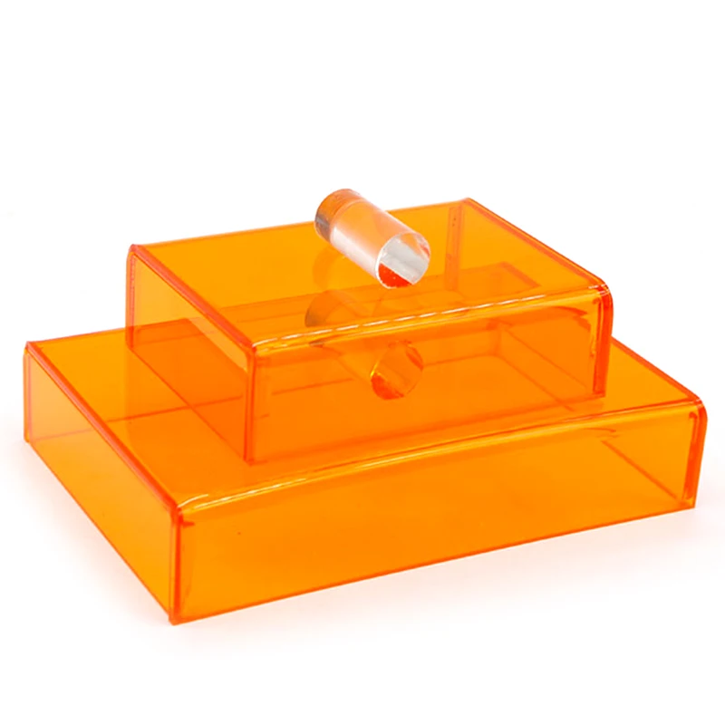 1Pc Dental Resin Shading Box Aesthetic Protective Cover Plastic Oral Light-Proof Dentist Material Storage Box