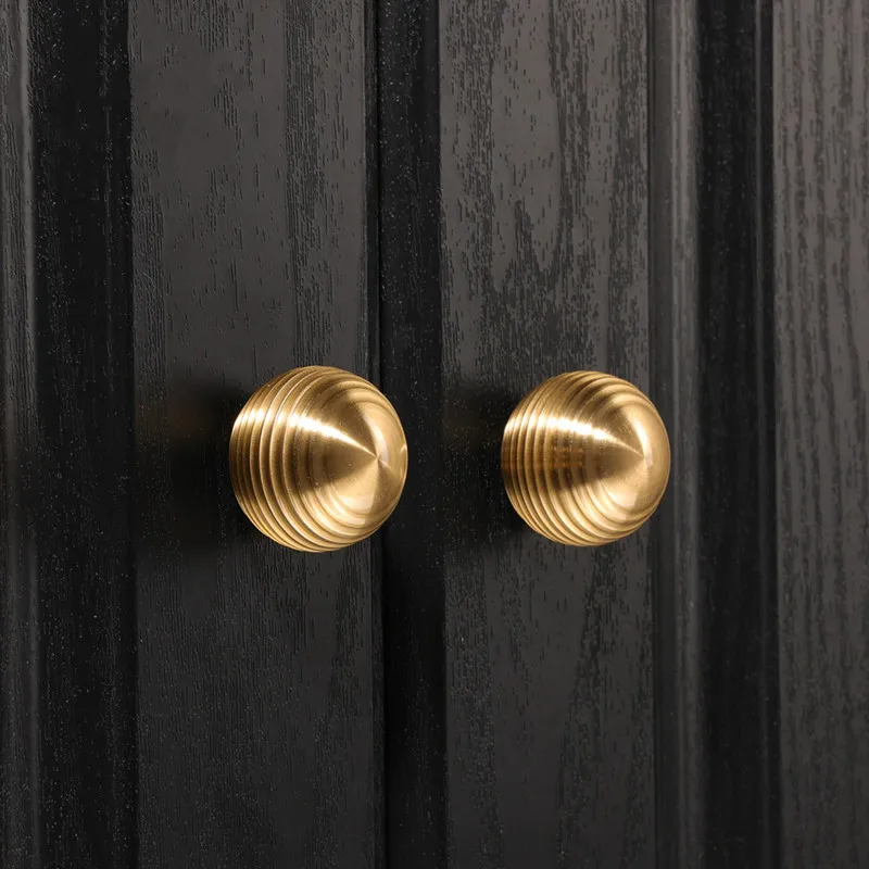 Furniture Drawer Knob Brass Wardrobe Cupboard Cabinet Handle Door Pulls Gold Dresser Knob Hardware