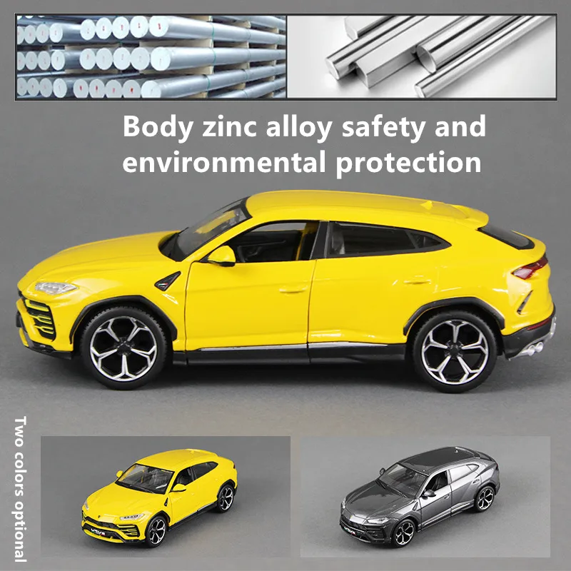 Maisto 1:24 Lamborghini Simulation alloy super toy car model For with Steering wheel control front wheel steering toy car