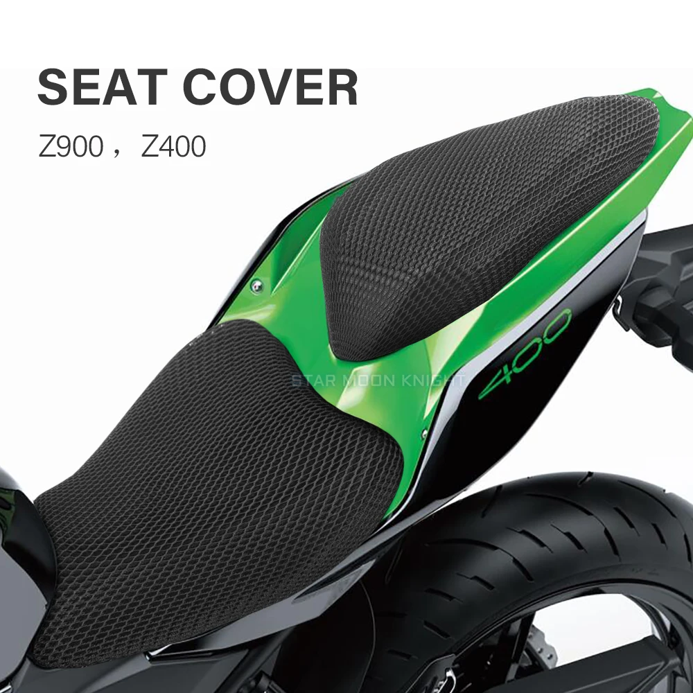 Motorcycle Protecting Cushion Seat Cover For Kawasaki ninja 400 Z400 Z900 Z 900 400 Nylon Fabric Saddle Seat Cover Accessories