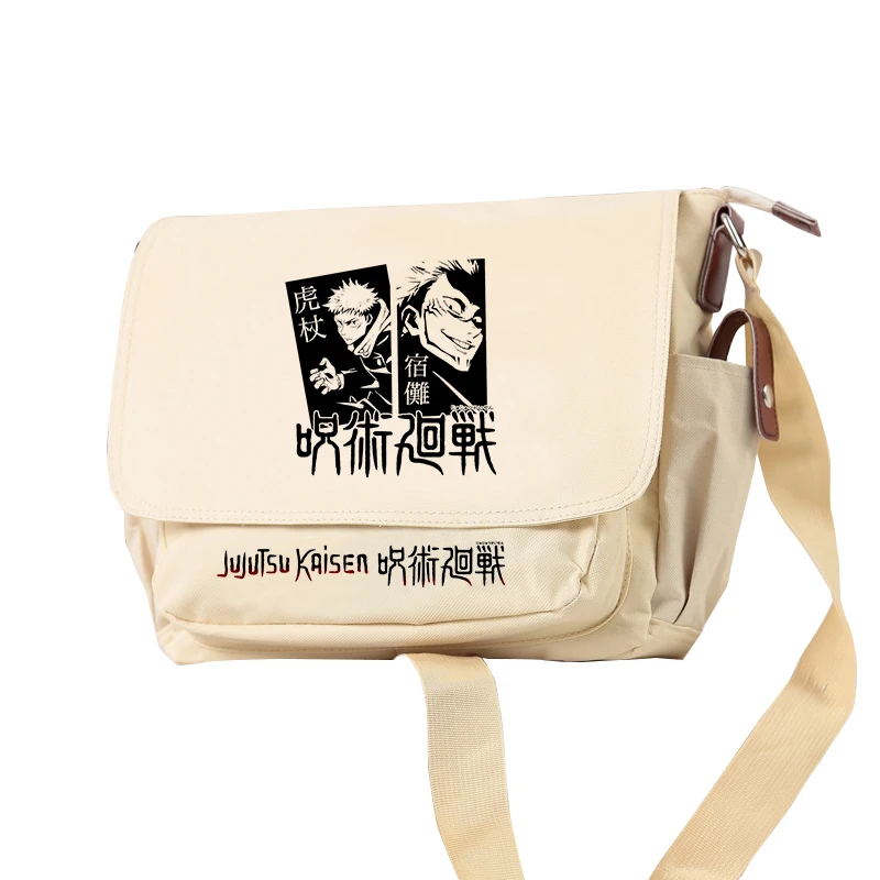 Jujutsu Kaisen Anime Bookbag Cartoon Girls School Bags Students Travel Shoulder Bags Itadori Yuji Cosplay Crossbody Bags