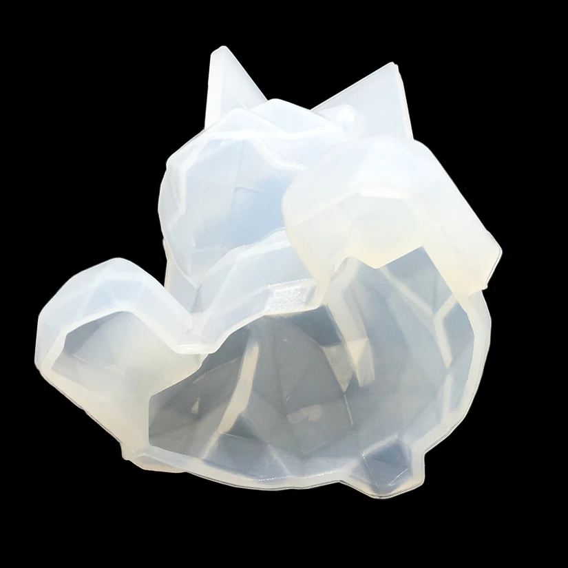 3D Bär Einhorn Horn Weihnachts-Hirsch Baum Katze Liebesherz Löwe Wolf Ente Silikon Zuckerform Fondant Kuchendekorationswerkzeuge – Detail 7