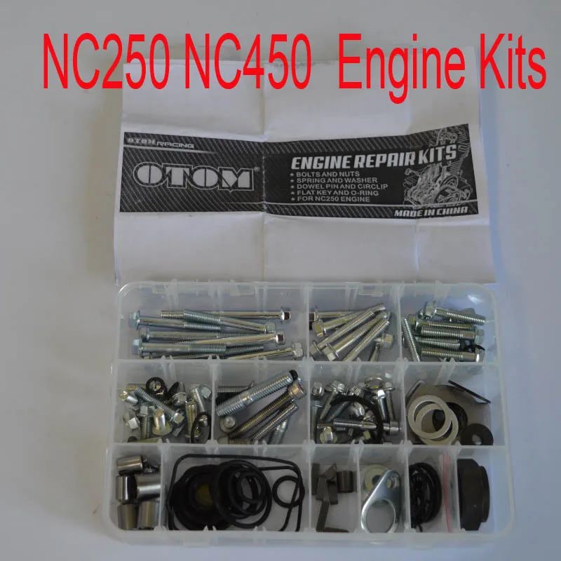 zongshen NC250 nc450 T4 T6 M3 K6 J5 engine repair kits tool screw full set taotao kayo bosuer 250cc motorcycle parts RX3 zs250gy