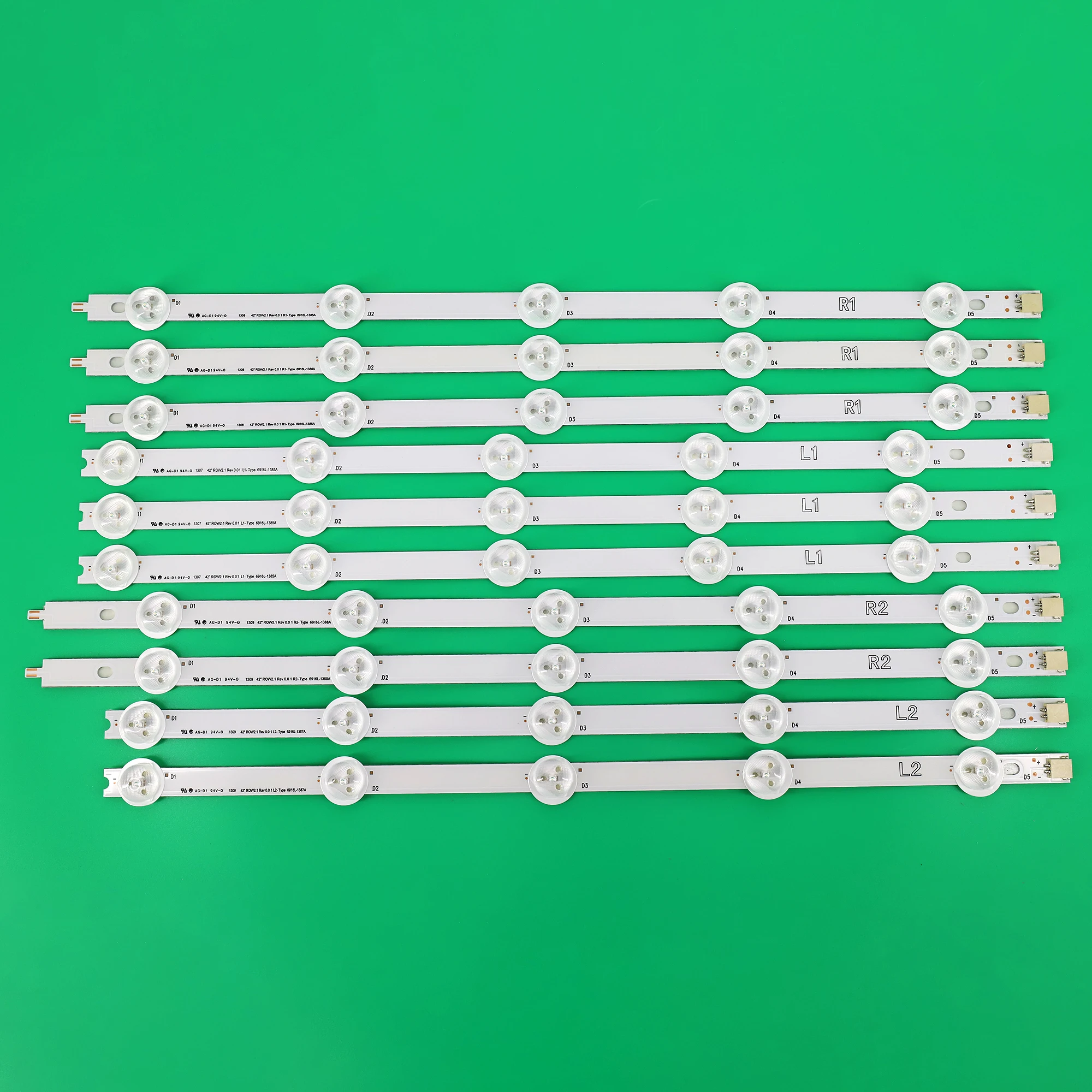 

10 Pieces/lot New LED backlight bar for 42"ROW2.1 REV0.0 6916L-1412A//1413A//1414A//1415A,6916L-1214A/1215A/1216A/1217A