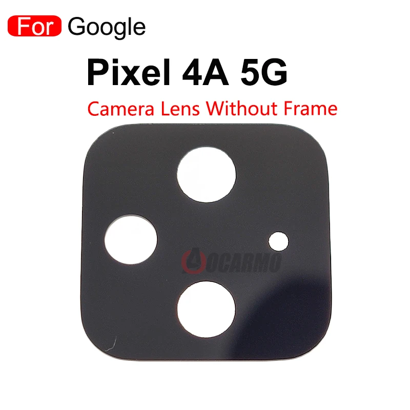 Per Google Pixel 5 4A 5G 4G Obiettivo della fotocamera posteriore con parti di ricambio adesive adesive