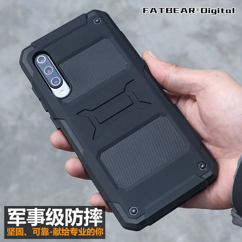 

FATBEAR [For Xiaomi Mi 9 Transparent Pro 5G ] Tactical Military Grade Rugged Shockproof Armor Case Cover