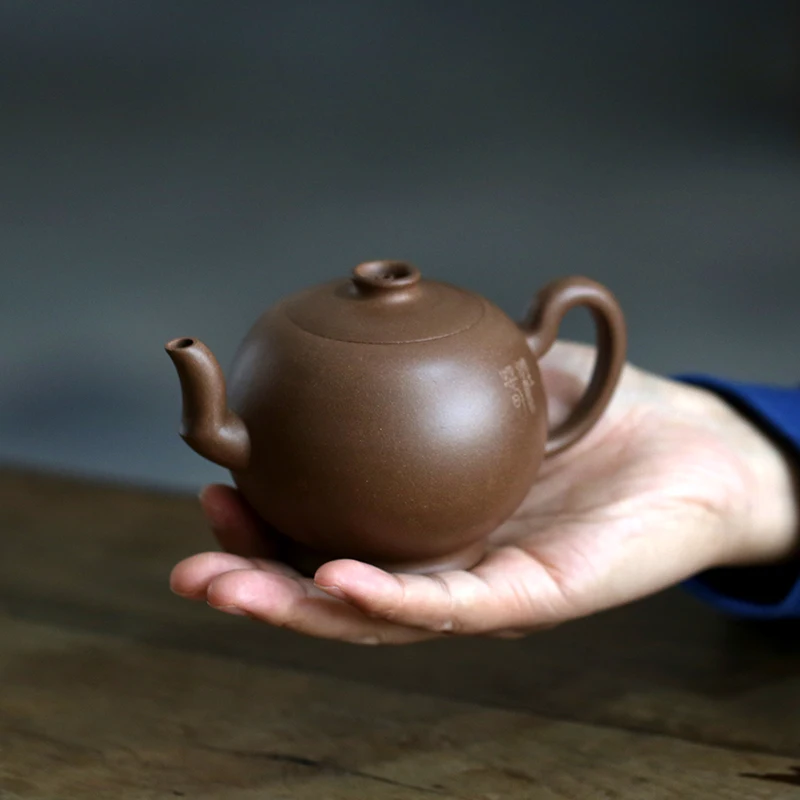 ★undressed ore recommended old han GongChun purple clay 280 ml of pure handmade ceramic tea-pot note in the spring