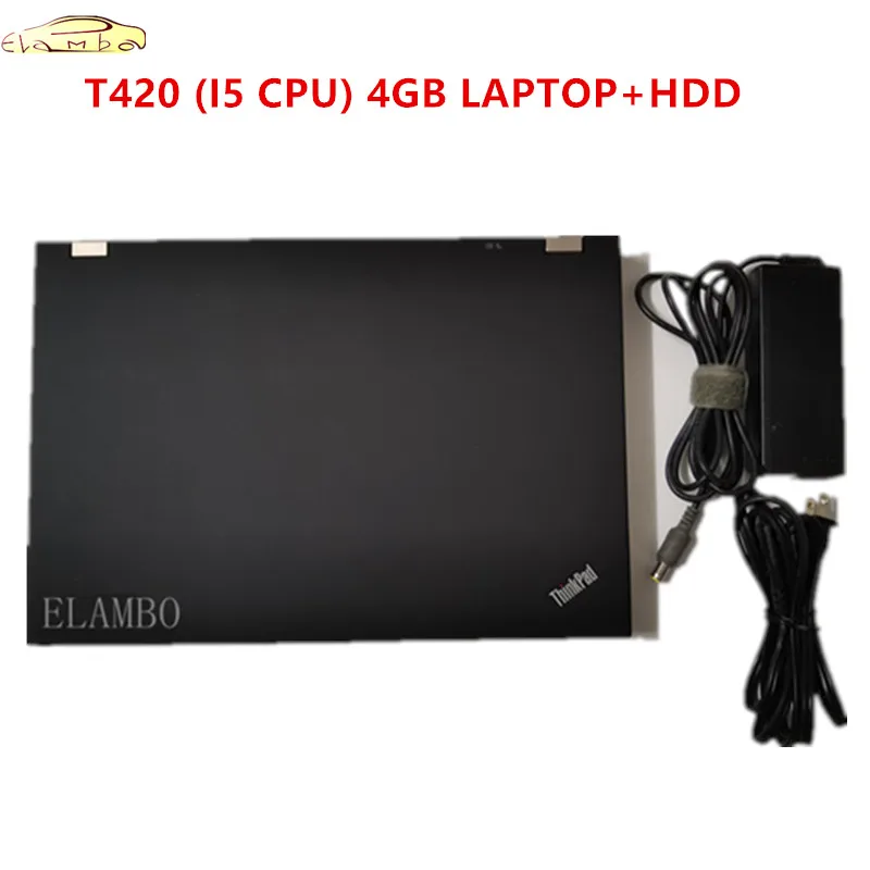 2024 Top quality Diagnostic laptop for lenovo T420 I5 CPU 4GB with 1TB HDD can work for alldata software mb star c5