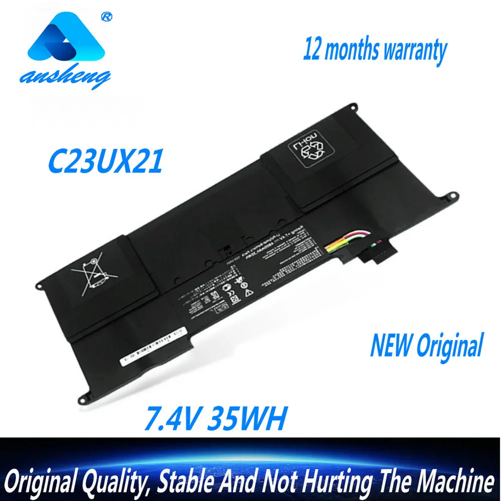 NEW C23UX21 C23-UX21 Laptop Battery For Asus Zenbook Ultrabook UX21 UX21A UX21E Series 4800mAh 7.4V 35Wh