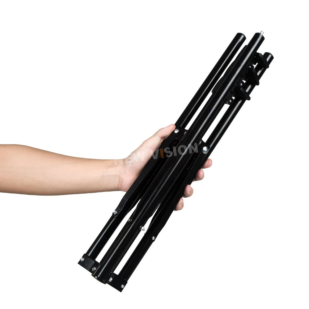 4 Section 180cm Folding Light Stand + 33" Soft light & Reflective Umbrella + Hot Shoe Adapter + Carrying Bag