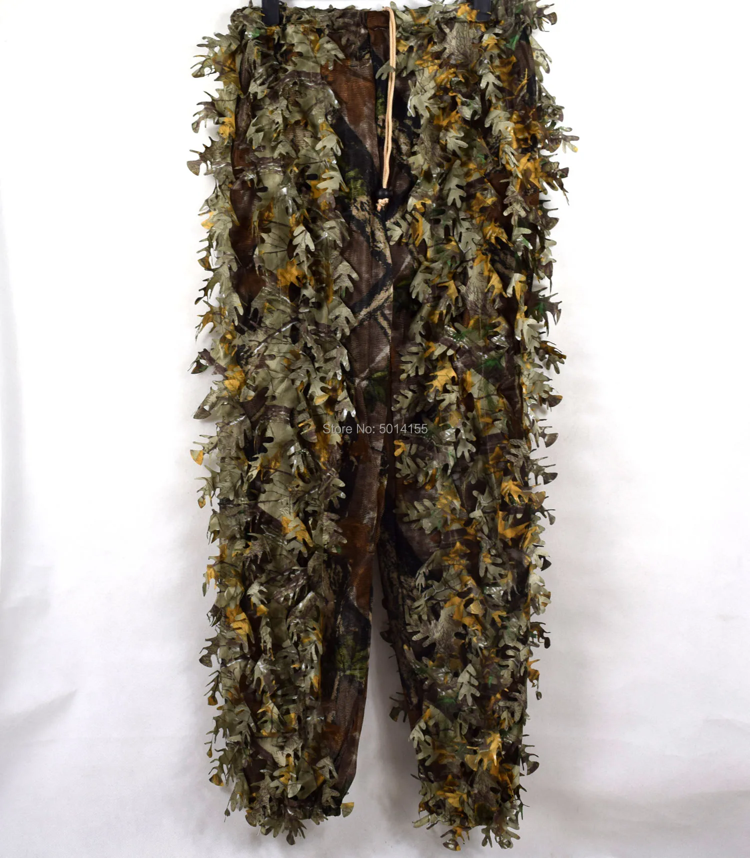 Imagem -06 - Leaf Ghillie Suit para a Caça Camuflagem Woodland Vestuário Jaqueta e Calças 3d