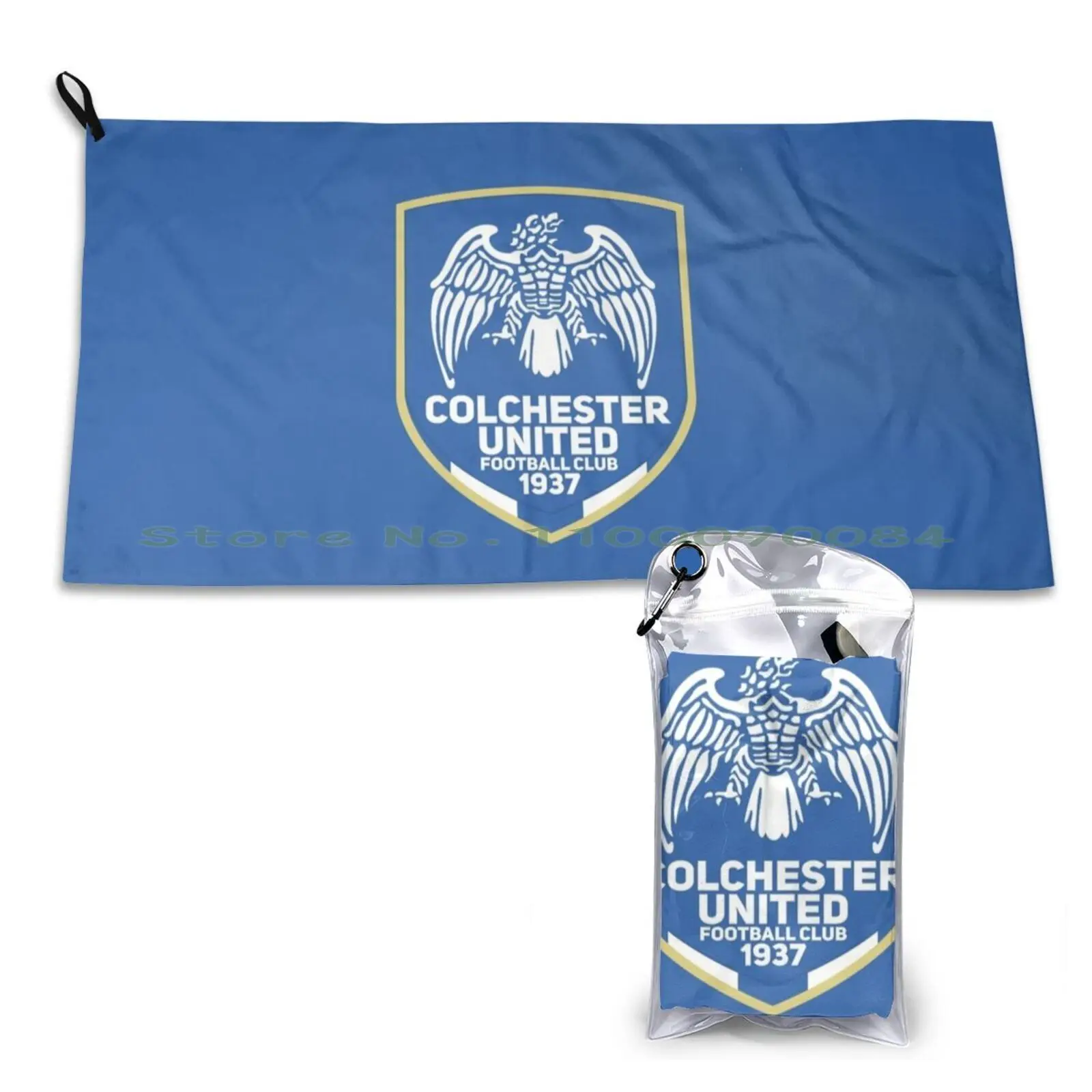 Colchester United Quick Dry Towel Gym Sports Bath Portable Colchester United Soft Sweat-Absorbent Fast Drying Pocket