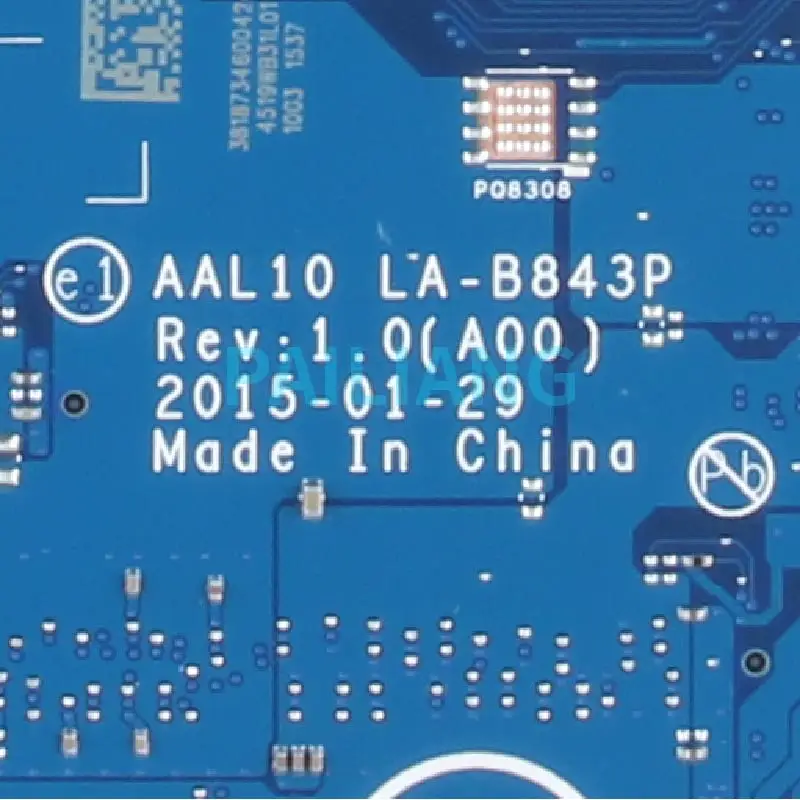 LA-B843P für Dell Inspiron 5458 5558 5758 Laptop Motherboard aal10 I3-4005U CN-027C5F 027 c5f 27 c5f DDR3 Notebook Mainboard HDMI