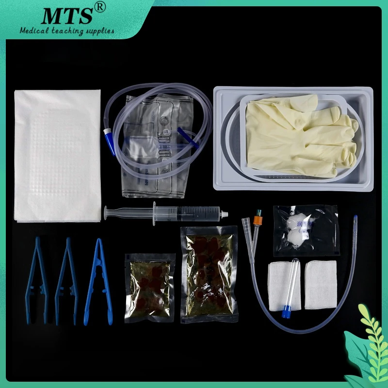 

Disposable sterile urethral Catheterization kits 2-way silicone Foley catheter Men and women with urine drainage bag urine bag