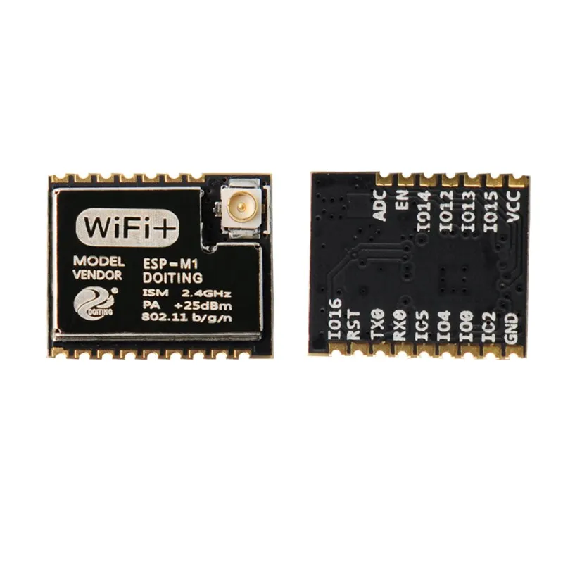 Mini ESP-M1 ESP8285 serielle Schnittstelle S AT-Übertragung drahtloses WiFi-Steuermodul Fern geringer Stromverbrauch Mit Antenne