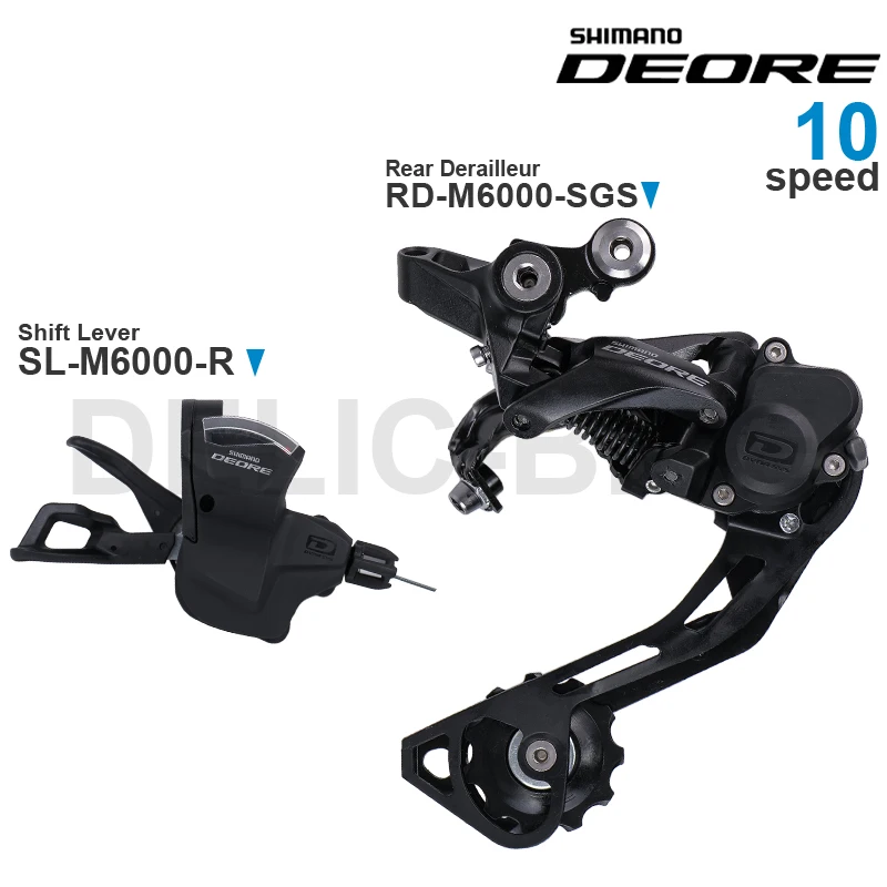 

SHIMANO DEORE M6000 10 Speed groupset Shifter SL-M6000-R Rear derailleur RD-M6000-GS RD-M6000-SGS for MTB Original parts