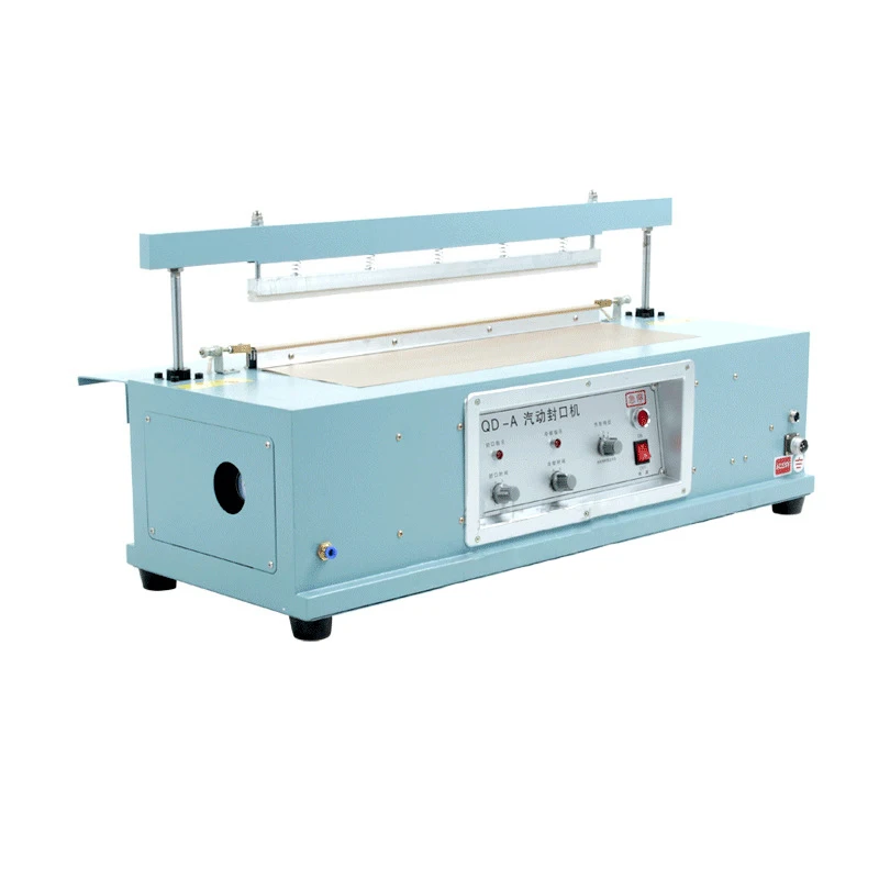 QD-A1200 Pneumatic Foot-operated Plastic Bag Sealing Machine 750W Aluminum Foil PE Shrink Bag Instant Heat Sealing Machine