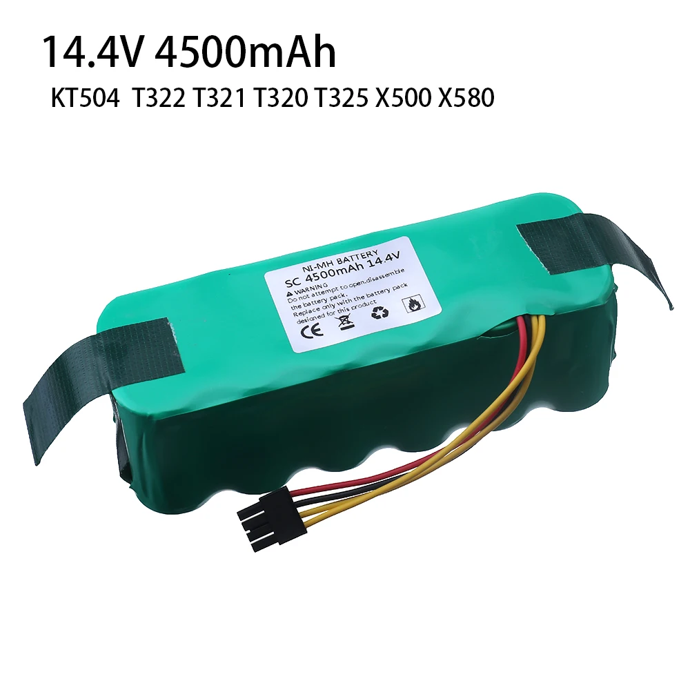 

14.4V 4500mAh Sweeping Robot NiMH Battery for Kitfort KT504 Haier T322 T321 T320 T325/Panda X500 X580/Ecovacs Mirror CR120