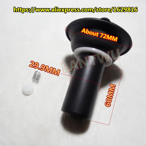 Imagen 2 del producto Kit de reparación de carburador de motocicleta para yamaha Virago XV400 (2NT) 3JB con conjunto de diafragma de émbolo